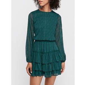 Never worn Express tiered dress, xs